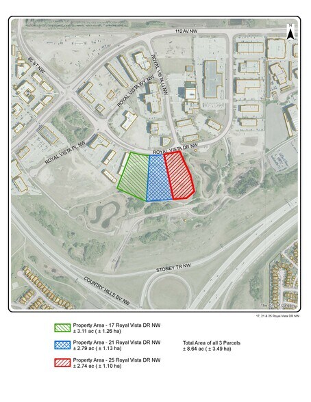 21 Royal Vista Dr NW, Calgary, AB for sale - Site Plan - Image 2 of 2