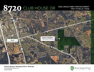 More details for 8720 Club House Dr, Willis, TX - Land for Sale