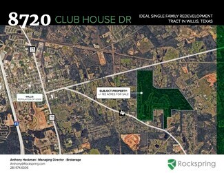 More details for 8720 Club House Dr, Willis, TX - Land for Sale