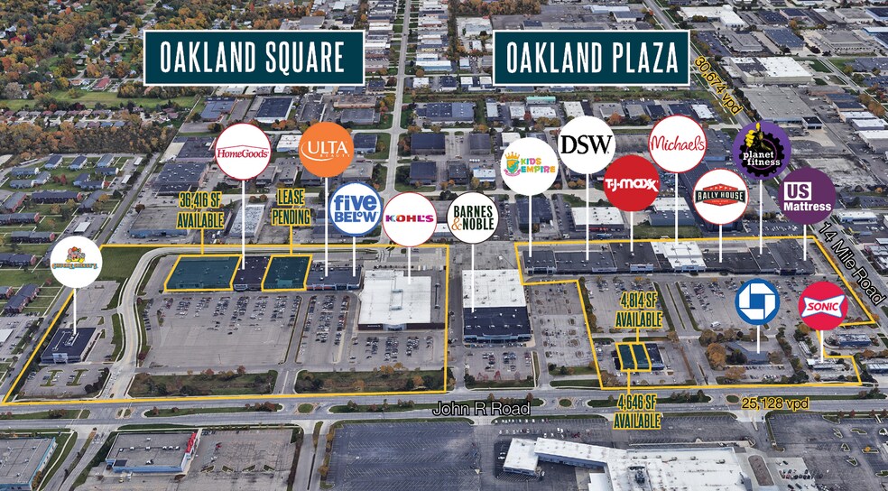560 John R Rd, Troy, MI 48083 Oakland Square