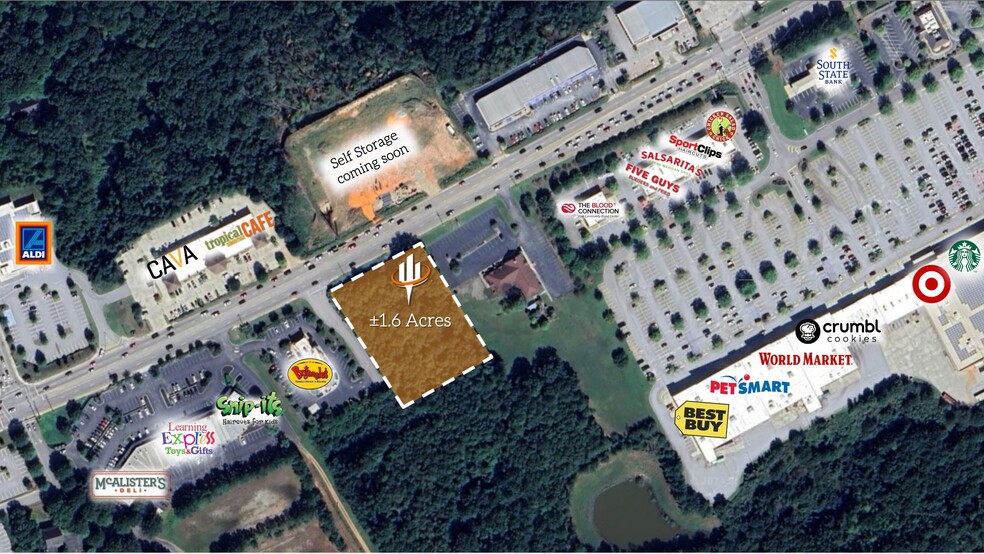 5161 Sunset Blvd, Lexington, SC for lease - Aerial - Image 1 of 3