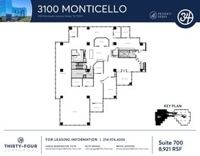 3100 Monticello Ave, Dallas, TX for lease Floor Plan- Image 1 of 2