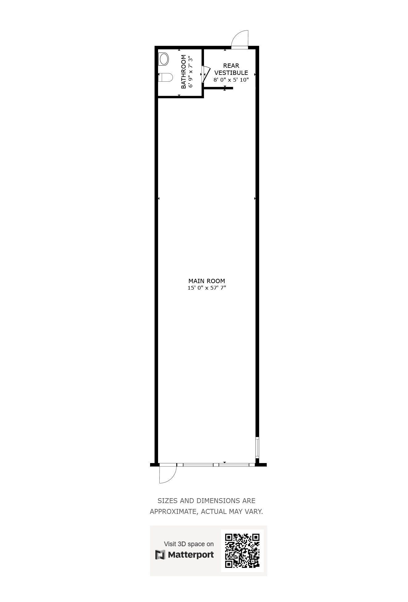 10S620-10S656 Kingery Hwy, Willowbrook, IL for lease Floor Plan- Image 1 of 3