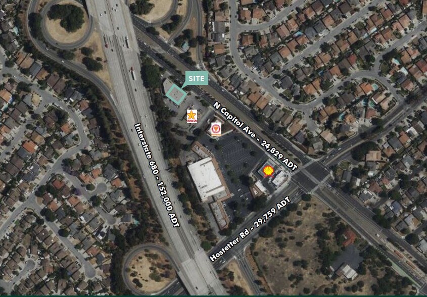 1699 N Capitol Ave, San Jose, CA for lease - Aerial - Image 2 of 5