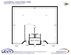 3700-3798 NW 16th St, Lauderhill, FL for lease Floor Plan- Image 2 of 2