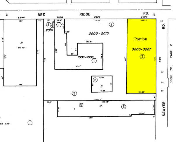 3982 Bee Ridge Rd, Sarasota, FL for sale - Plat Map - Image 2 of 21