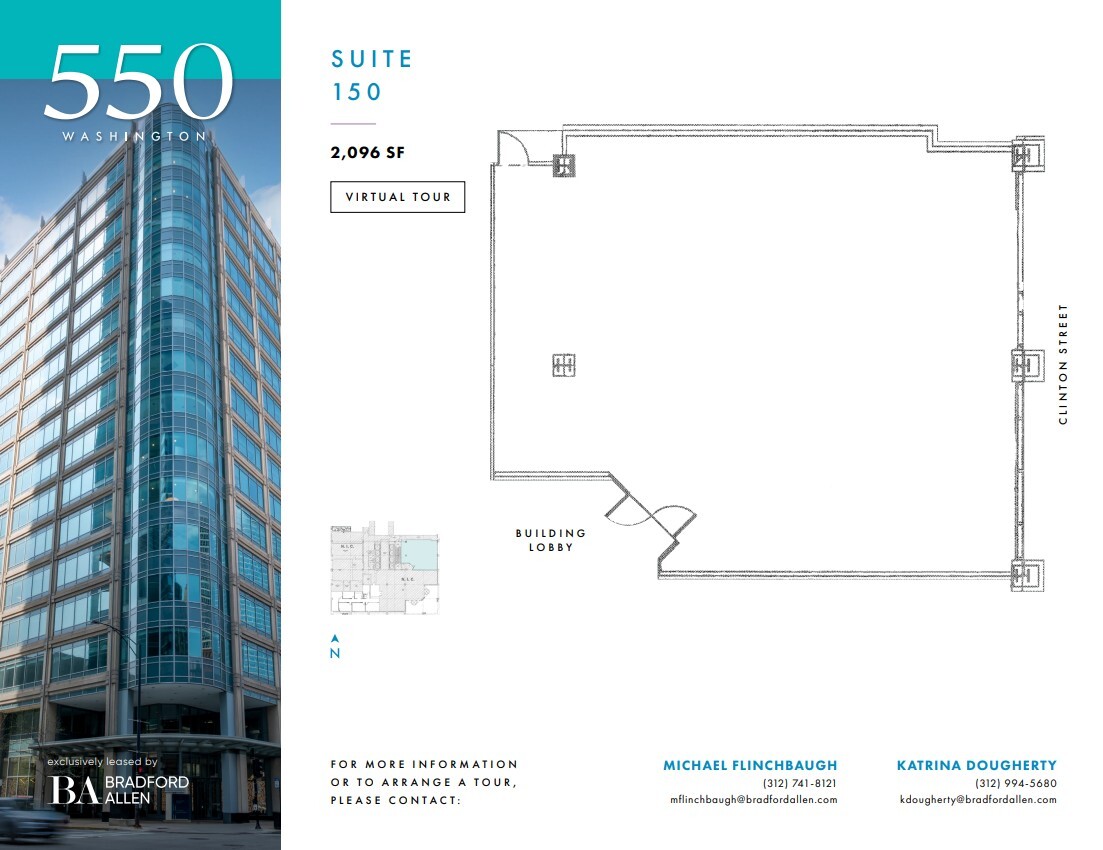 550 W Washington Blvd, Chicago, IL for lease Floor Plan- Image 1 of 3