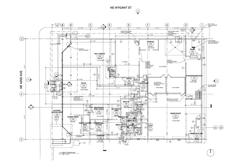 4636 NE 42nd Ave, Portland, OR for sale - Floor Plan - Image 1 of 1