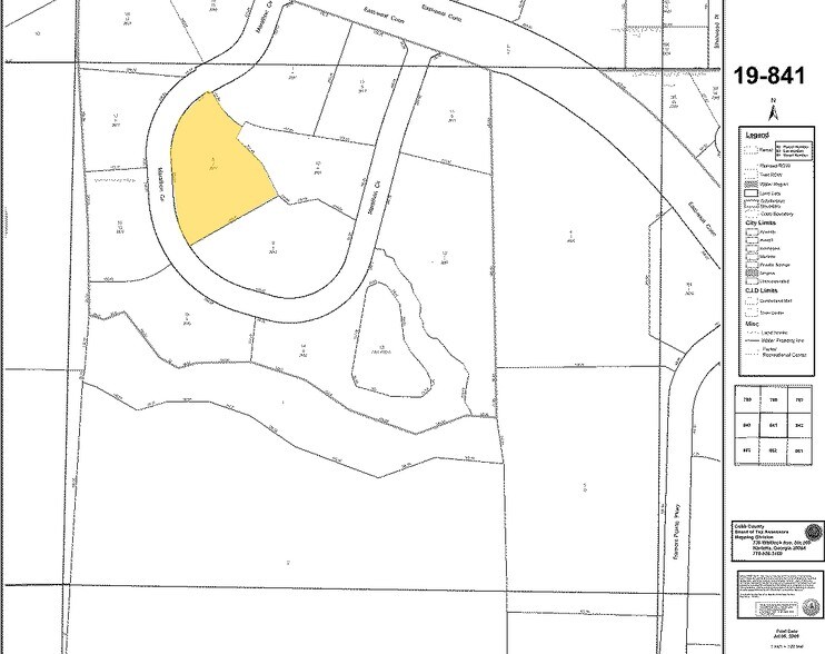 3617 Marathon Cir, Austell, GA for sale - Plat Map - Image 1 of 1
