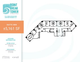 17011 Beach Blvd, Huntington Beach, CA for lease Floor Plan- Image 1 of 2