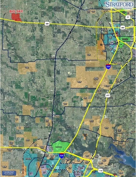 Highway 380 & Jackson Rd, Ponder, TX for sale - Building Photo - Image 1 of 1