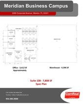 3360 Enterprise Ave, Weston, FL for lease Floor Plan- Image 2 of 2