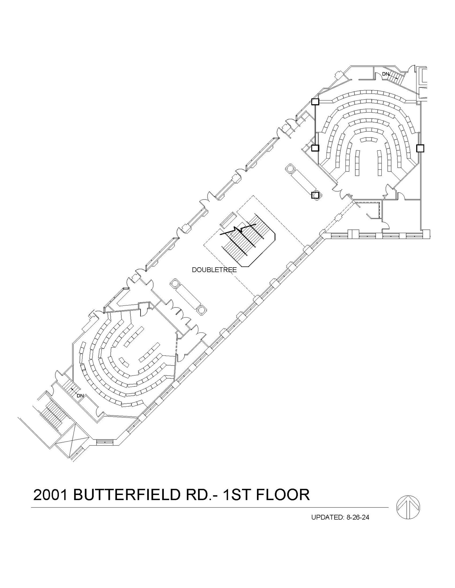 2001 Butterfield Rd, Downers Grove, IL for lease Floor Plan- Image 1 of 2