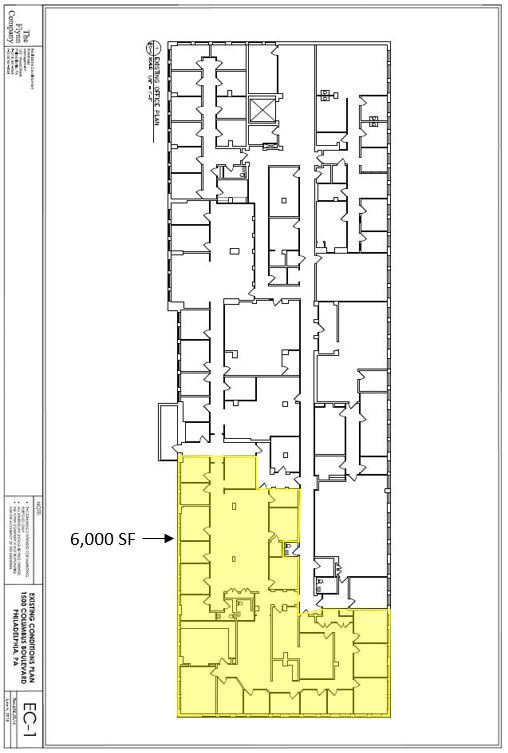 1500 S Christopher Columbus Ave, Philadelphia, PA for lease Floor Plan- Image 1 of 1