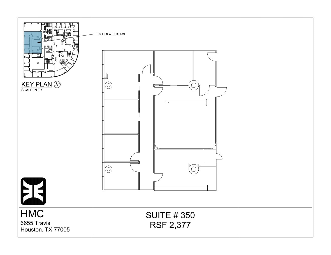 6655 Travis St, Houston, TX for lease Floor Plan- Image 1 of 1