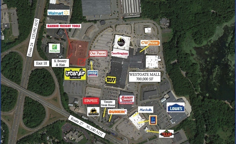 399 Westgate Dr, Brockton, MA for lease - Building Photo - Image 1 of 2