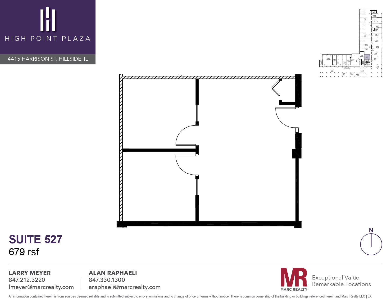 4415 W Harrison St, Hillside, IL for lease Floor Plan- Image 1 of 1