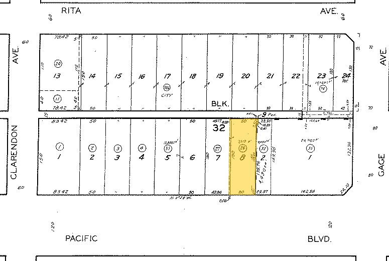 6342 Pacific Blvd, Huntington Park, CA for sale - Plat Map - Image 3 of 13