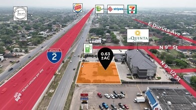 909 West Frontage Rd, Alamo, TX - AERIAL map view - Image1