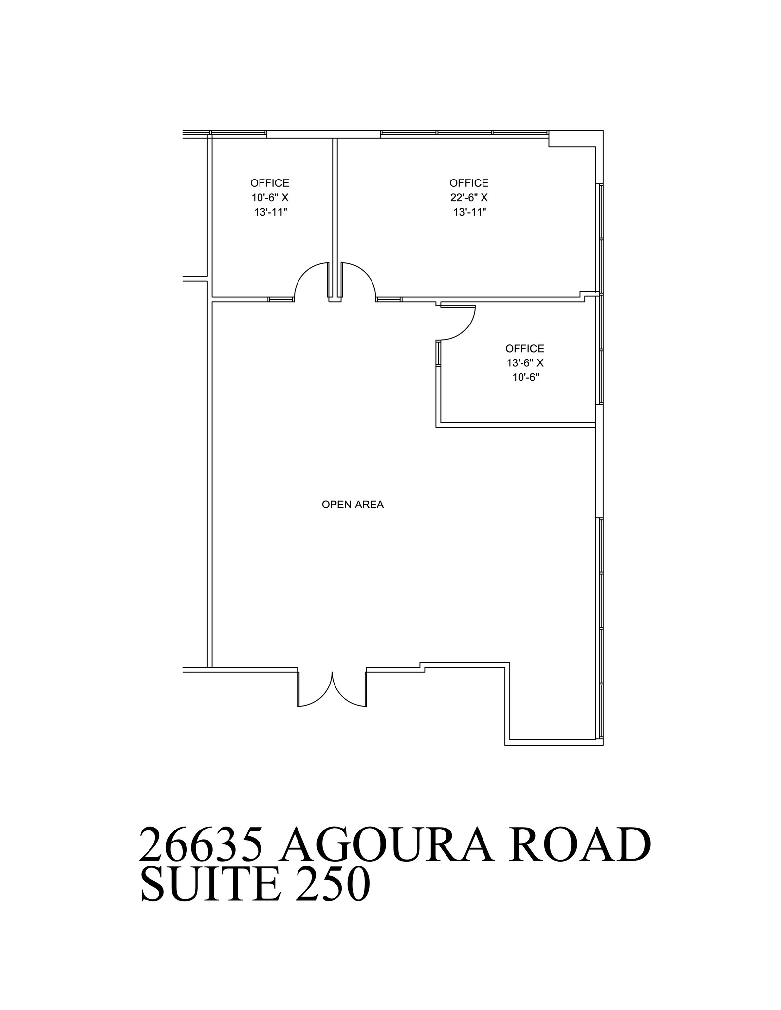 26635-26637 W Agoura Rd, Calabasas, CA for lease Site Plan- Image 1 of 1