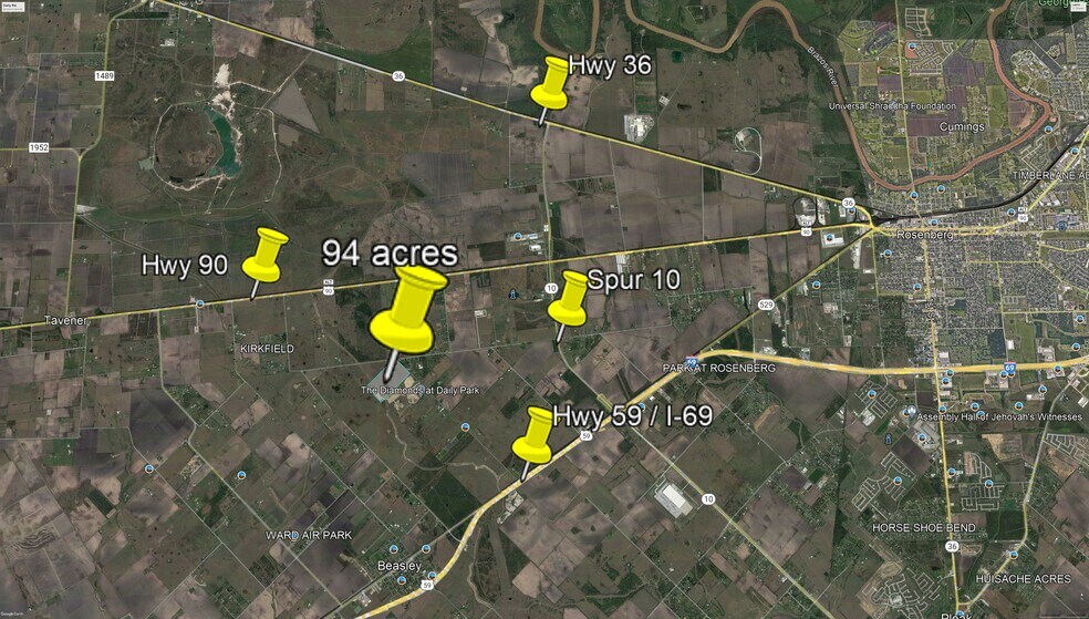 Daily Rd., Rosenberg, TX 77471 94 acres Rosenberg Daily Rd. Spur 10