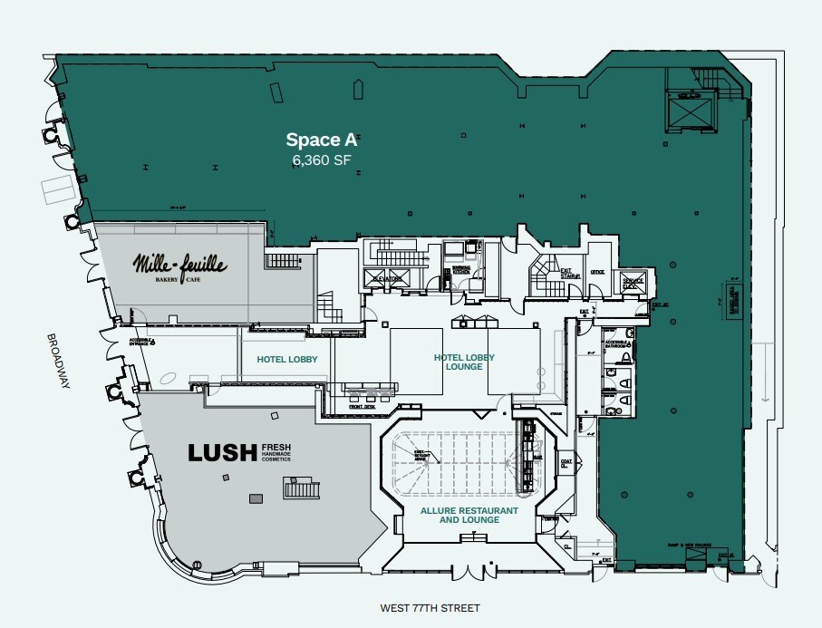 2175 Broadway, New York, NY for lease Floor Plan- Image 1 of 2