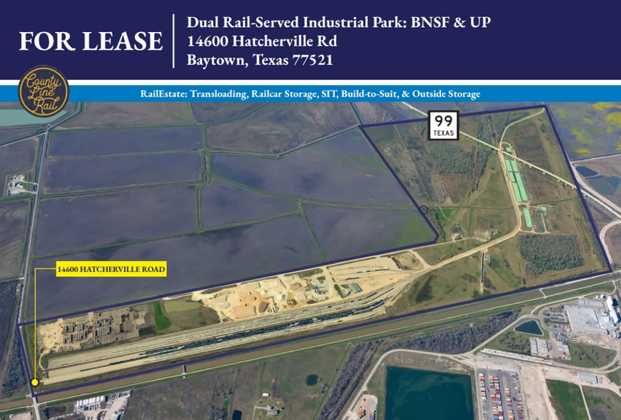 14600 Hatcherville Rd, Baytown, TX for lease - Aerial - Image 1 of 6