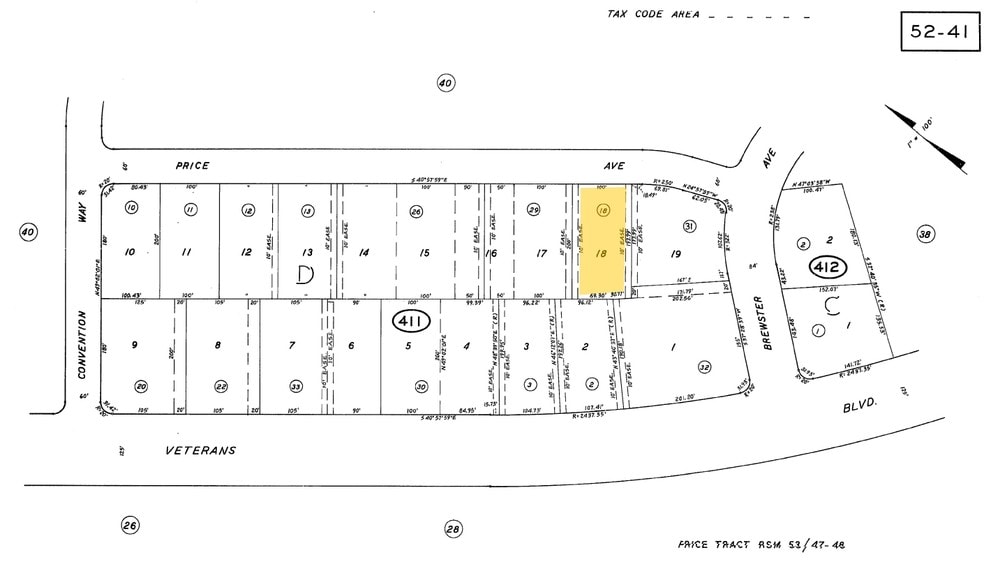660 Price Ave, Redwood City, CA for lease - Plat Map - Image 2 of 2