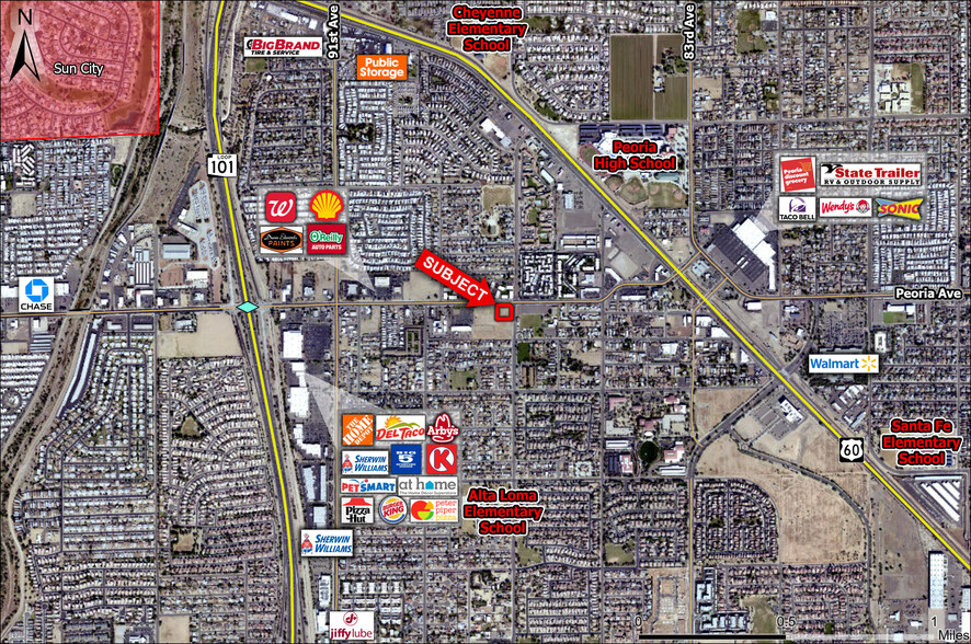 Peoria Ave, Peoria, AZ 85345 - Prime Retail Corner – 87th Ave & Peoria ...