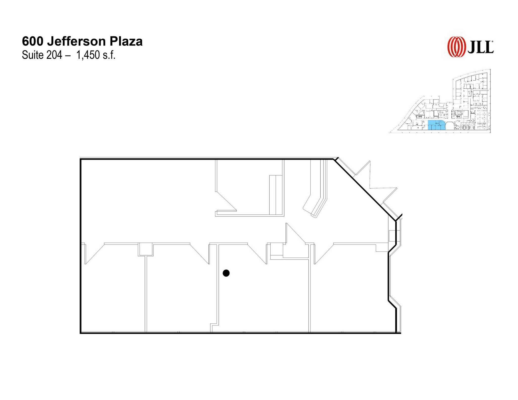 600 Jefferson Plz, Rockville, MD for lease Floor Plan- Image 1 of 1