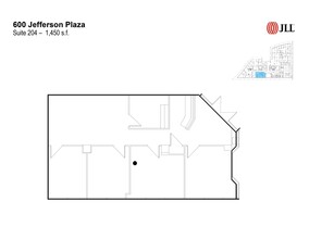 600 Jefferson Plz, Rockville, MD for lease Floor Plan- Image 1 of 1