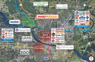 5609 Mac Arthur Dr, North Little Rock, AR - AERIAL  map view - Image1