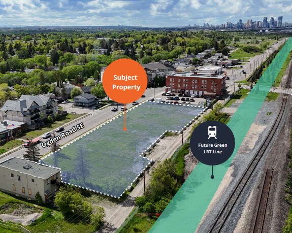 7014-7032 Ogden Rd SE, Calgary, AB for sale Aerial- Image 1 of 2