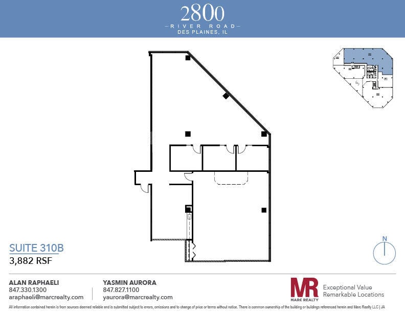 2800 S River Rd, Des Plaines, IL for lease Floor Plan- Image 1 of 1