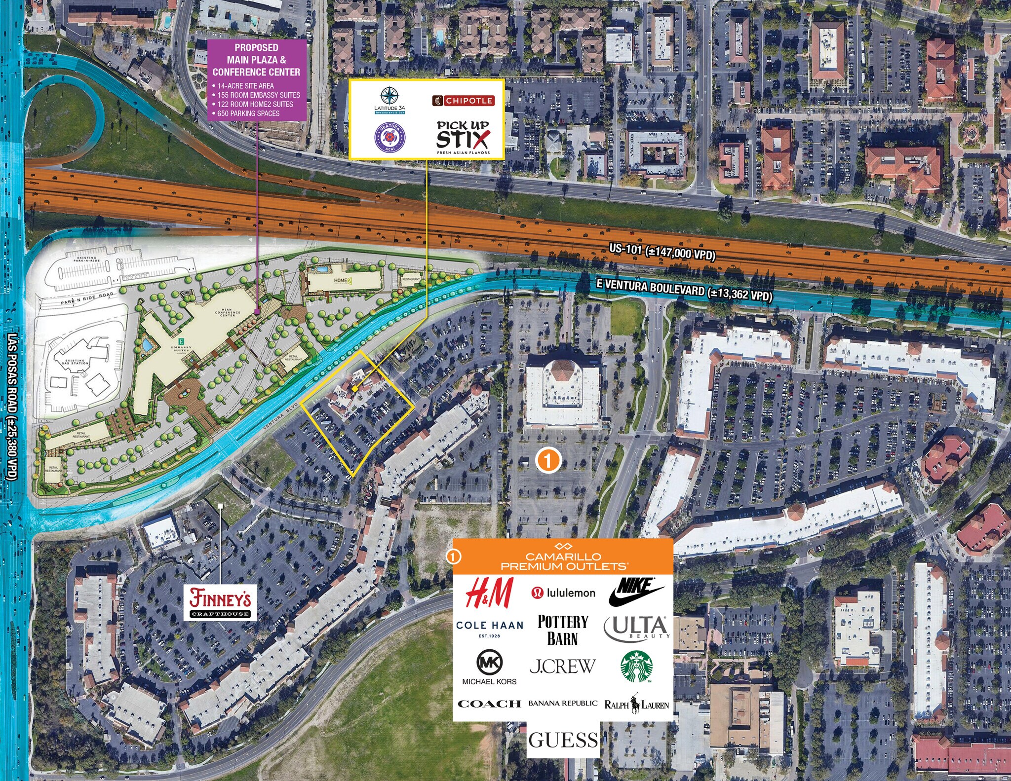 660 Ventura Blvd, Camarillo, CA 93010 Pad to Successful Outlets / 100