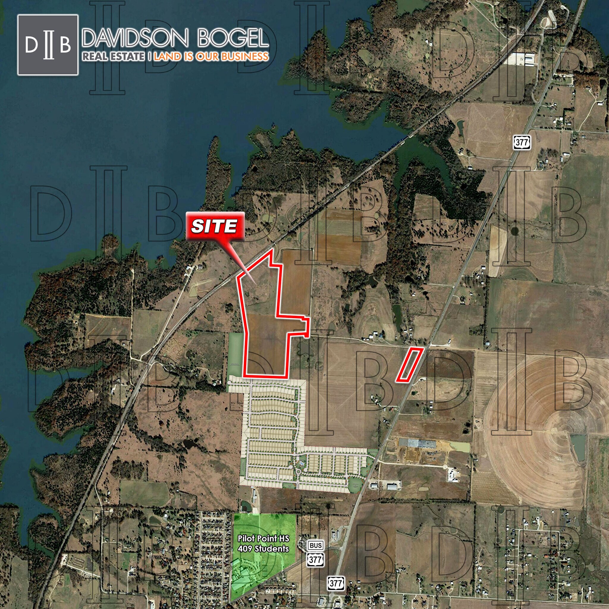 Swq Of US 377 & Emberson Chapel, Pilot Point, TX for sale Primary Photo- Image 1 of 1