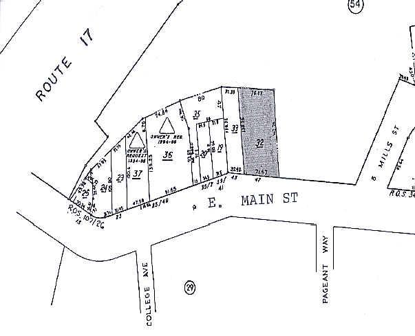 47 E Main St, Los Gatos, CA for lease - Plat Map - Image 2 of 5