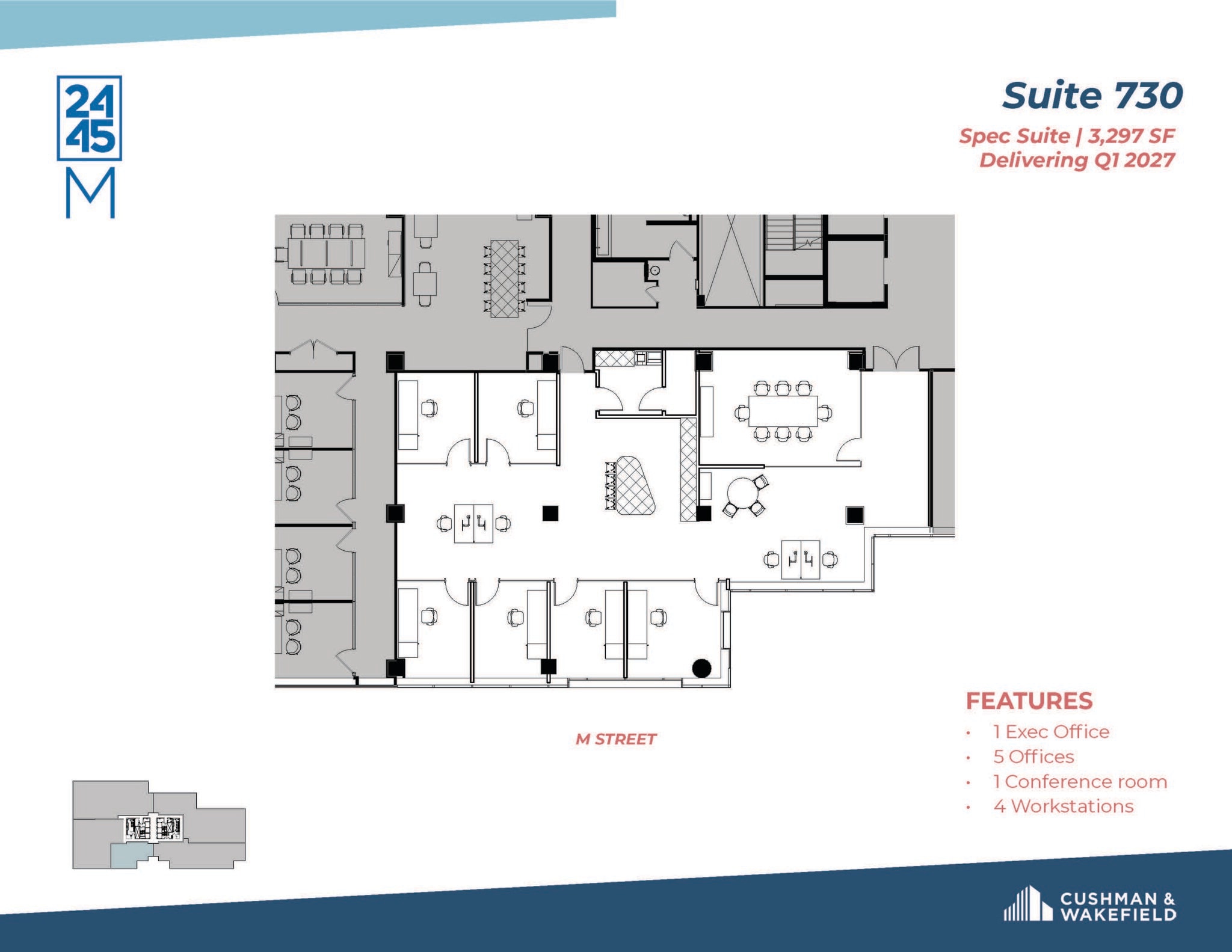 2445 M St NW, Washington, DC for lease Floor Plan- Image 1 of 1