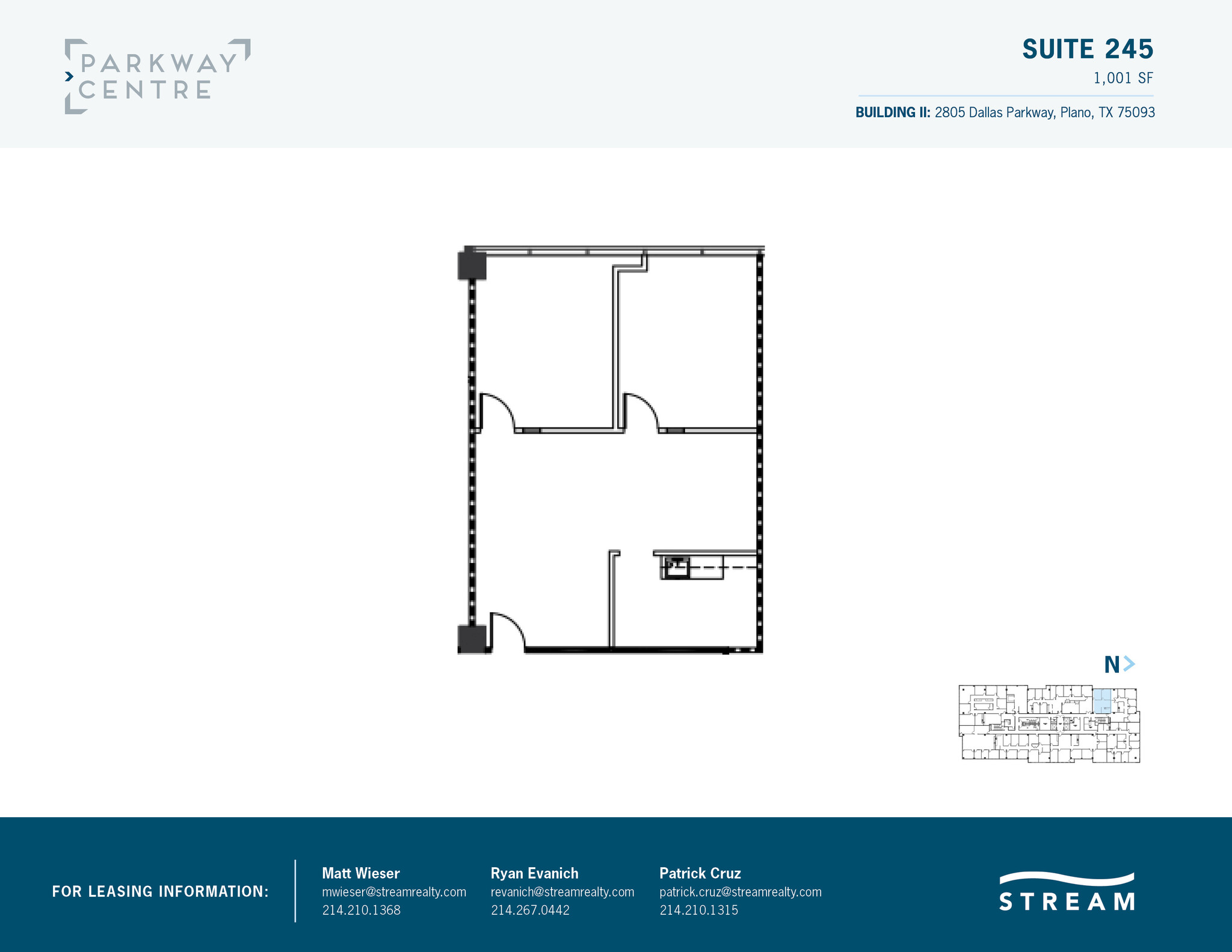 2805 Dallas Pkwy, Plano, TX for lease Floor Plan- Image 1 of 1