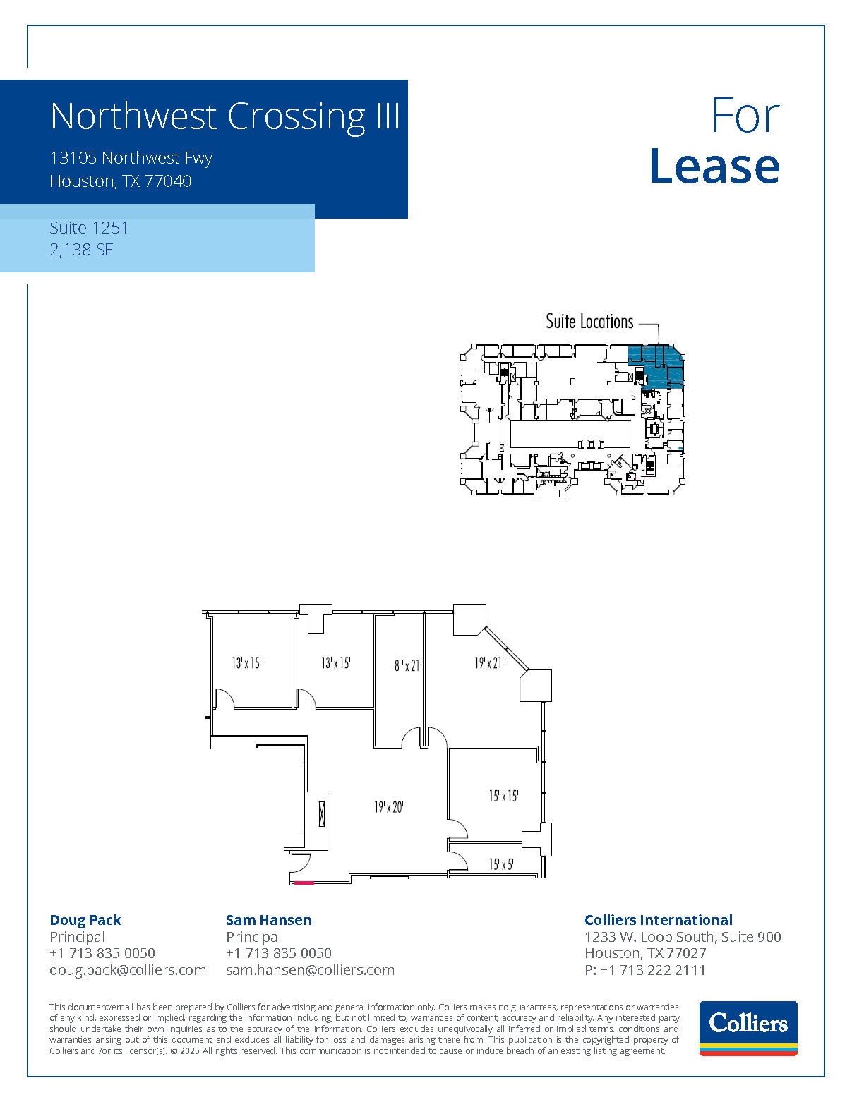13105 Northwest Fwy, Houston, TX for lease Floor Plan- Image 1 of 1