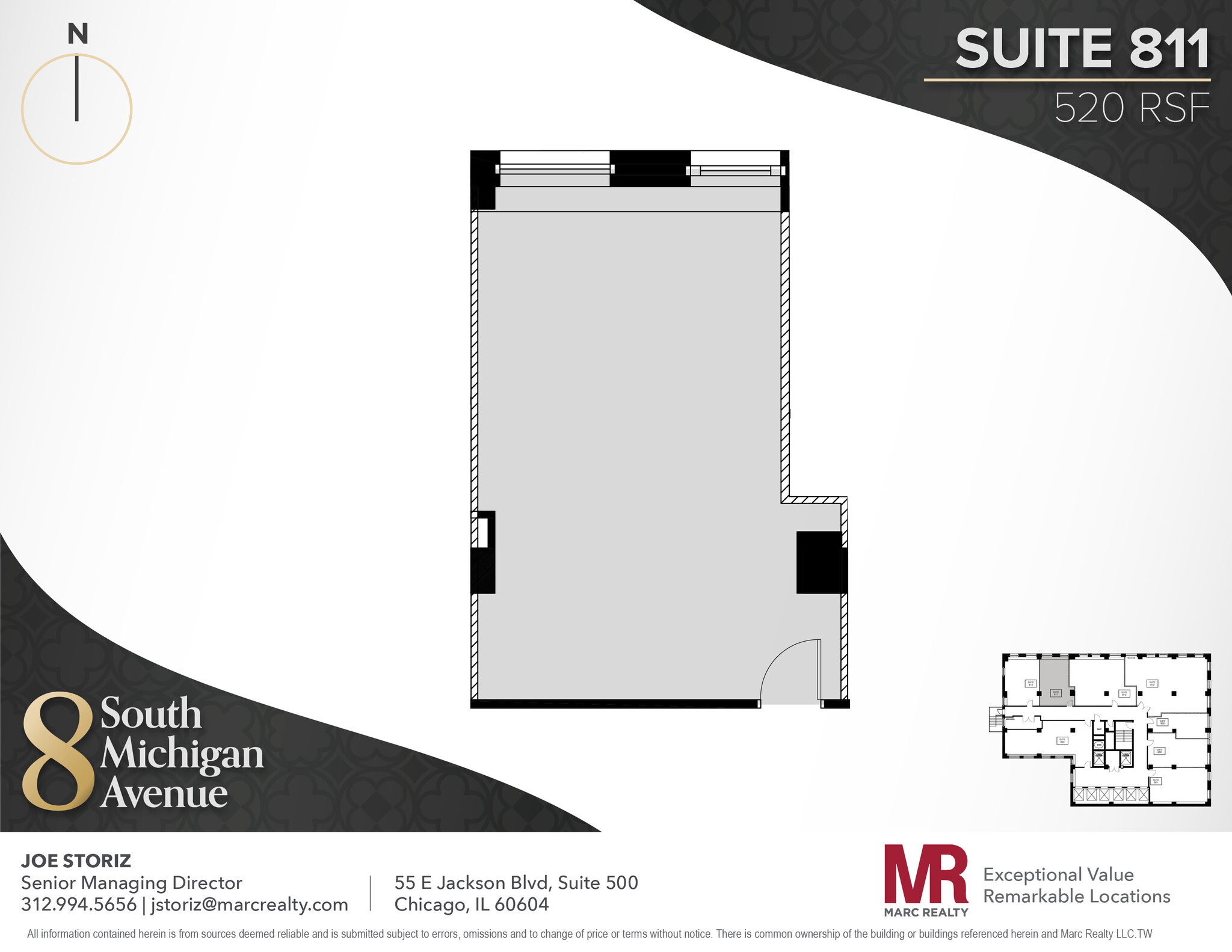 8 S Michigan Ave, Chicago, IL for lease Floor Plan- Image 1 of 3