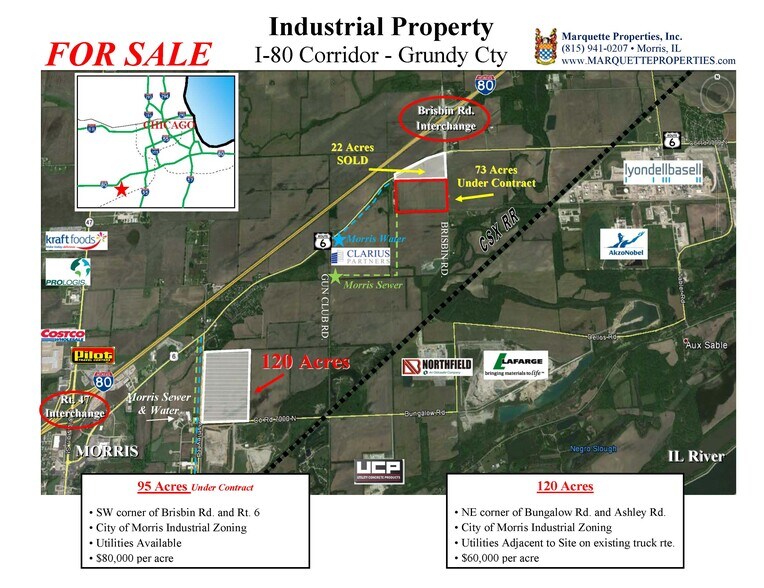 Brisbin Rd & US Route 6, Morris, IL for sale - Building Photo - Image 1 of 1