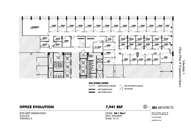 8745 W Higgins Rd, Chicago, IL for lease Floor Plan- Image 1 of 1