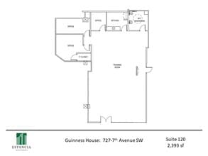 727 7th Ave SW, Calgary, AB for lease Floor Plan- Image 1 of 8