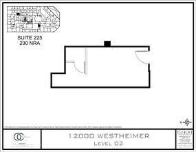 12000 Westheimer Rd, Houston, TX for lease Site Plan- Image 1 of 1