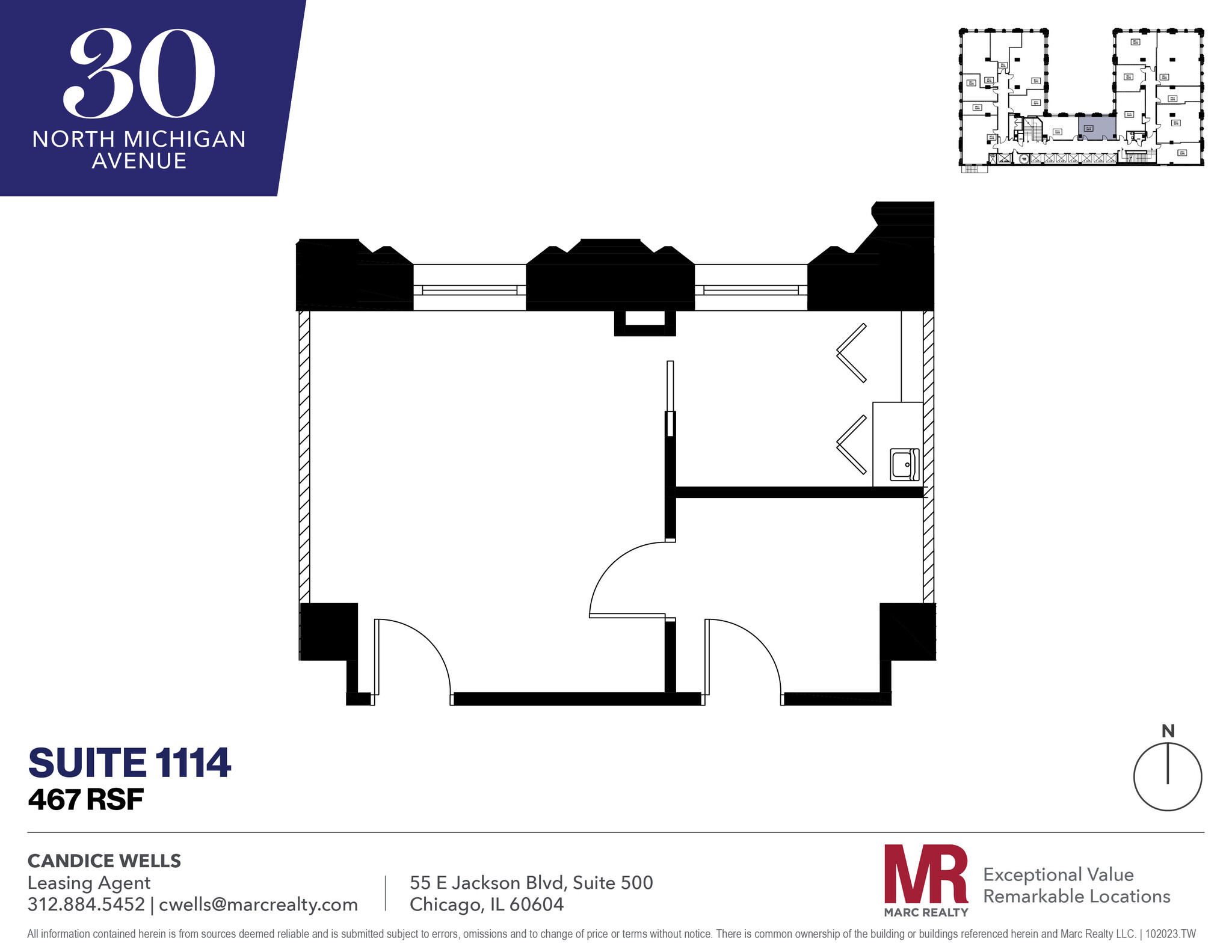 30 N Michigan Ave, Chicago, IL for lease Floor Plan- Image 1 of 1