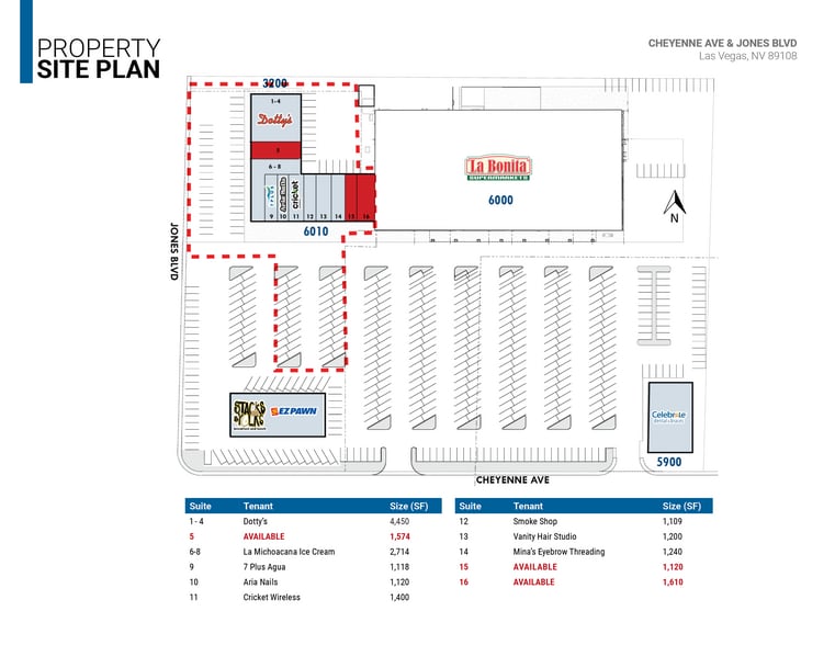Cheyenne Ave & Jones Blvd, Las Vegas, NV for lease - Site Plan - Image 3 of 5