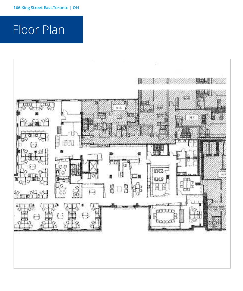 168 King St E, Toronto, ON for lease Floor Plan- Image 1 of 1