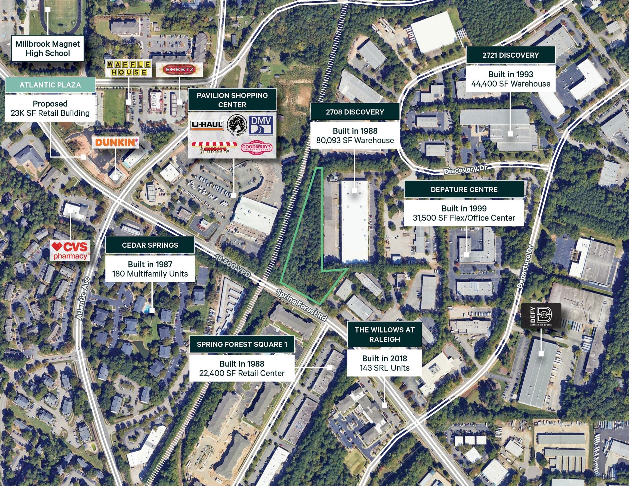 2601 Spring Forest Rd, Raleigh, NC for sale Primary Photo- Image 1 of 2