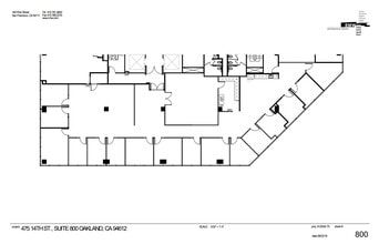 475 14th St, Oakland, CA for lease Floor Plan- Image 1 of 1